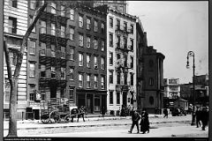 12-09 Photograph Of Immigrant Shelters Along New York City State Street 1920 Ellis Island Main Immigration Station Building